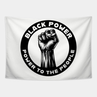 Black Power Tapestry