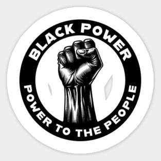Black Power Magnet