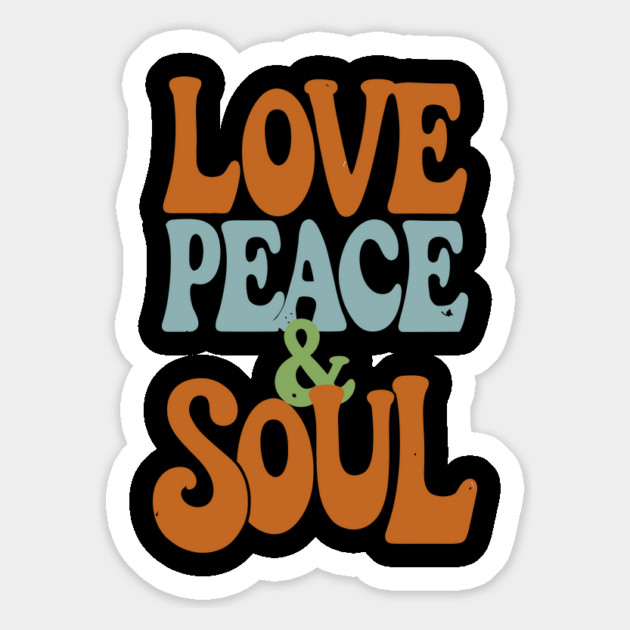 Love Peace and Soul Magnet by UrbanLifeApparel