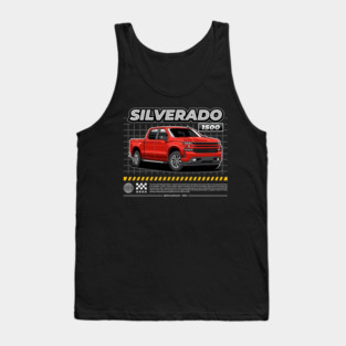 Silverado Truck 1500 Special (Red) Tank Top