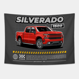 Silverado Truck 1500 Special (Red) Tapestry
