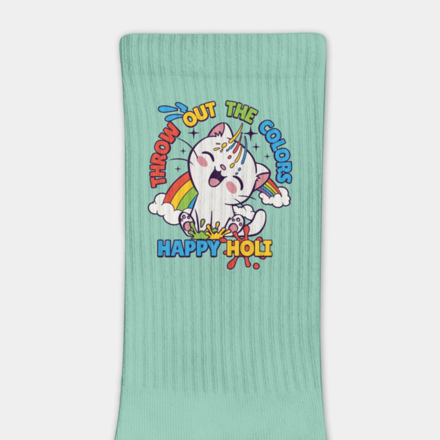 Happy Holi Cat by HolidayBug