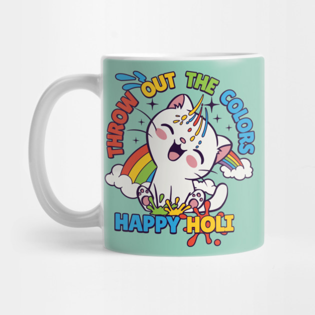 Happy Holi Cat by HolidayBug