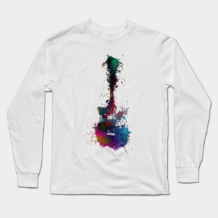 Electric guitar #guitar #music Long Sleeve T-Shirt