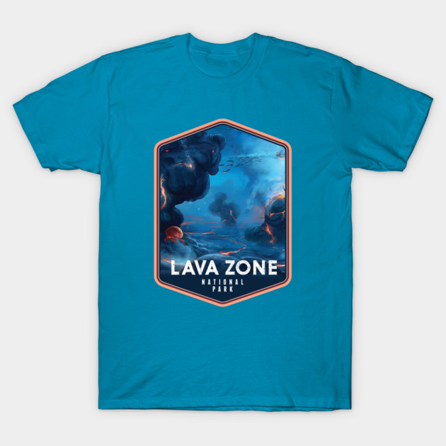 Lava Zone National Park T-Shirt by MindsparkCreative