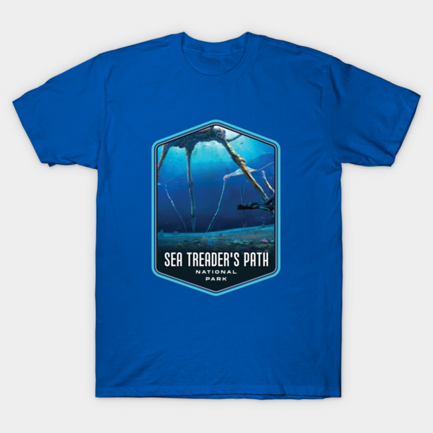 Sea Treader's Path National Park T-Shirt by MindsparkCreative