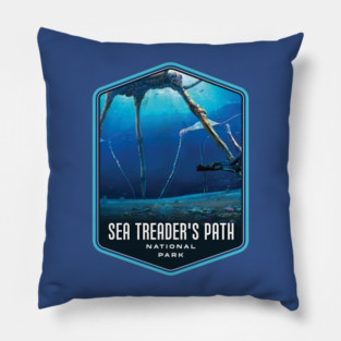 Sea Treader's Path National Park Pillow