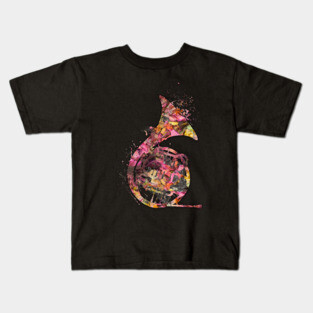 French horn music art #frenchhorn #music Kids T-Shirt