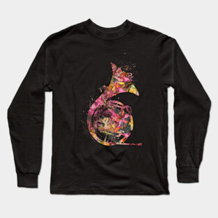 French horn music art #frenchhorn #music Long Sleeve T-Shirt