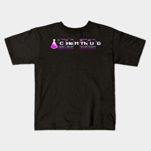 Chem Thug 8-Bit (Dark) Kids T-Shirt