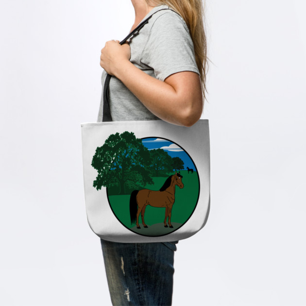 A Morgan in a field of Oaks by DickinsonDesign