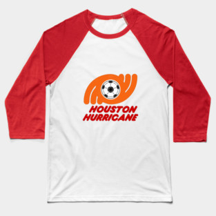 Retro Houston Hurricane Soccer Baseball T-Shirt