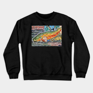 Fly Fishing Crewneck Sweatshirt