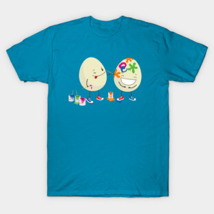 Funny Easter eggs decorating each other T-Shirt