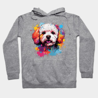 Colorful Bichon Frise Hoodie