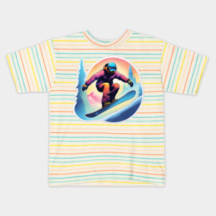 snowboarding Kids T-Shirt