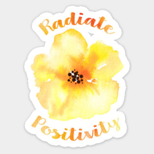 Radiate Positivity Sticker