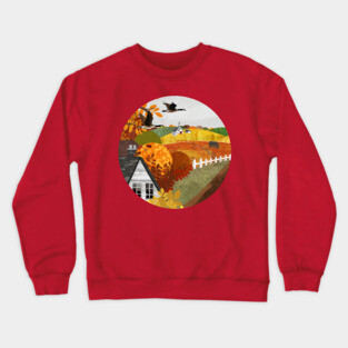 Autumn Village Crewneck Sweatshirt
