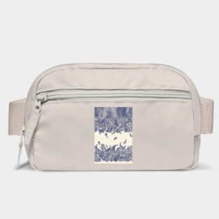 Monochrome Paisley Rain in Blue and Cream Bag