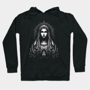 Gothic Aesthetic Virgin Mary Hoodie