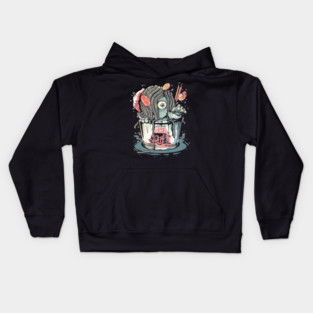 Horror Yurei Ramen II Kids Hoodie