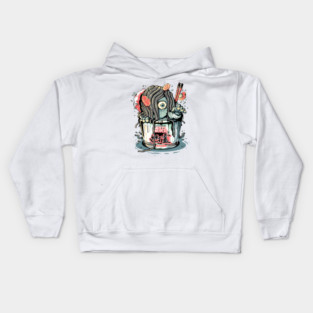 Horror Yurei Ramen III Kids Hoodie