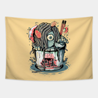 Horror Yurei Ramen III Tapestry