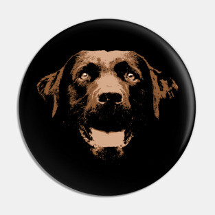 Chocolate Lab Pin