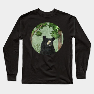 Black Bear Long Sleeve T-Shirt