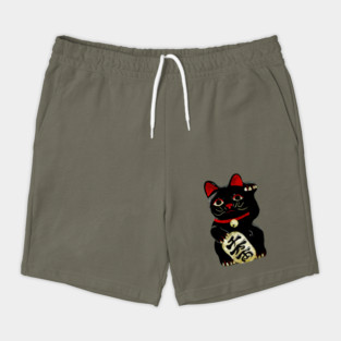 Lucky Black Cat Shorts