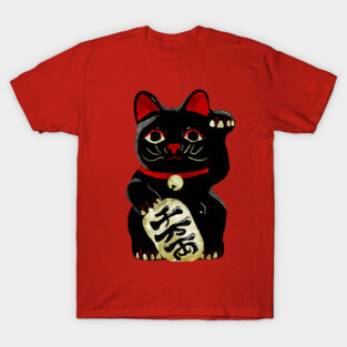 Lucky Black Cat T-Shirt
