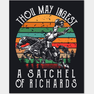 Thou may ingest a satchel of Richards Posters and Art