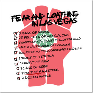 Fear and Loathing Checklist Posters and Art