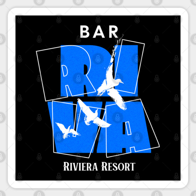 Bar Riva at Riviera Resort at Coronado Springs Orlando Florida Sticker by Joaddo