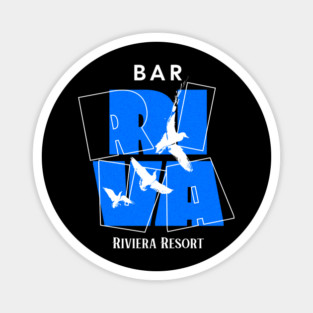 Bar Riva at Riviera Resort at Coronado Springs Orlando Florida Magnet