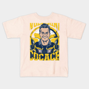 Michigan Wolverine Head Coach Vector design by me Kids T-Shirt