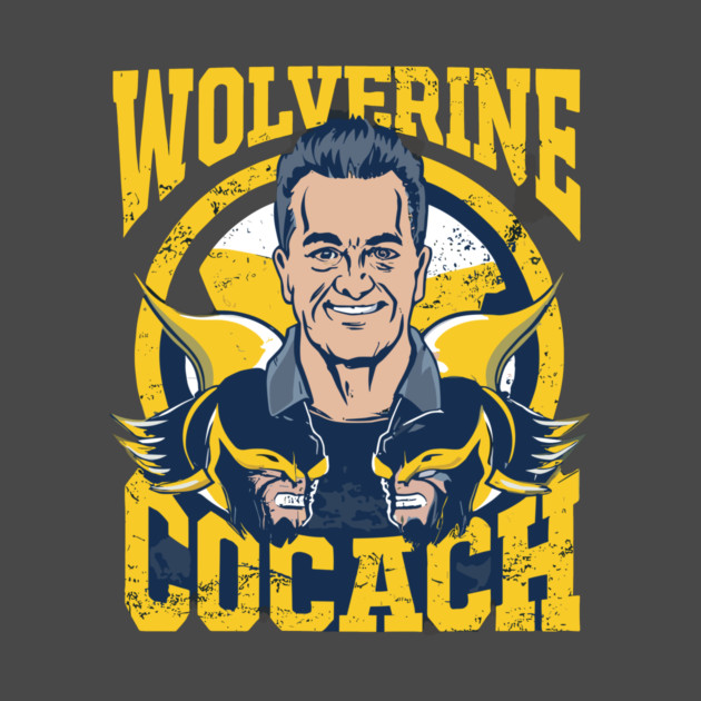 Michigan Wolverine Head Coach Vector design by me by Nizar clothing store 