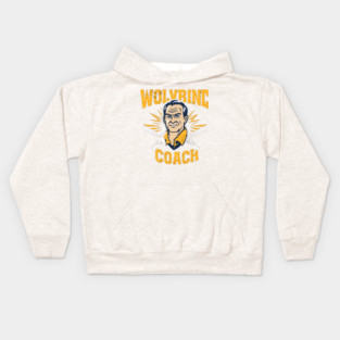 Michigan Wolverine T-shirt Head Football Coach Team by Nizar Kids Hoodie