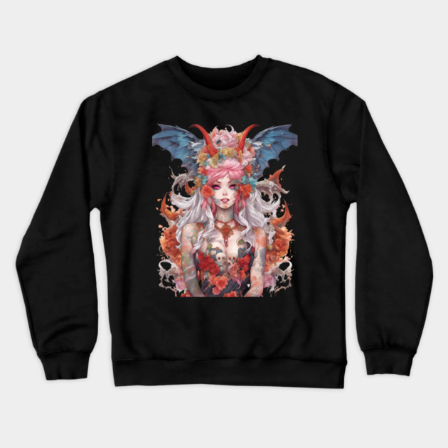 Zombie Virus Crewneck Sweatshirt by animegirlnft