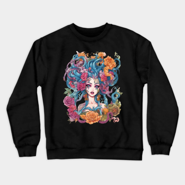 Zombie Apocalypse Crewneck Sweatshirt by animegirlnft