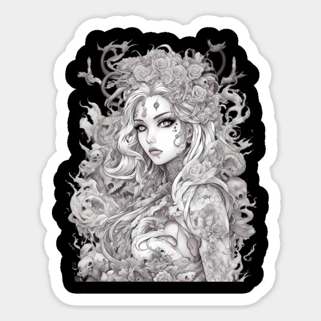 Zombie Tattoo Magnet by animegirlnft