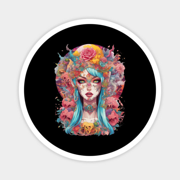 Zombie Face Magnet by animegirlnft