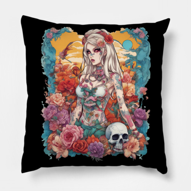 Zombie Anime Pillow by animegirlnft