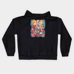 Zombie Anime Kids Hoodie