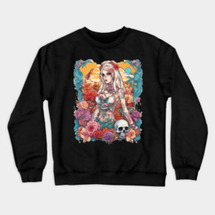 Zombie Anime Crewneck Sweatshirt