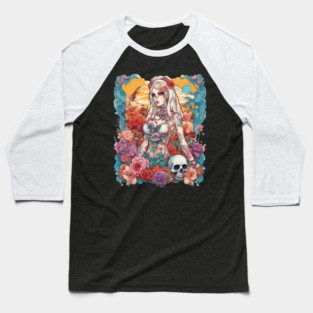 Zombie Anime Baseball T-Shirt