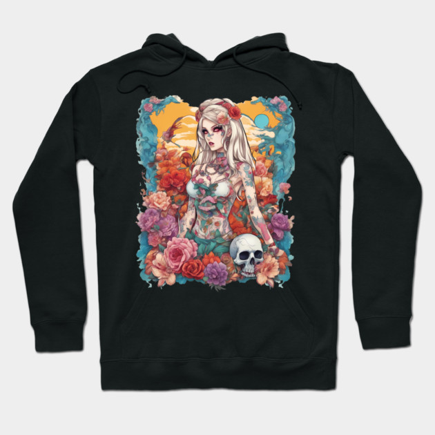 Zombie Anime Hoodie by animegirlnft