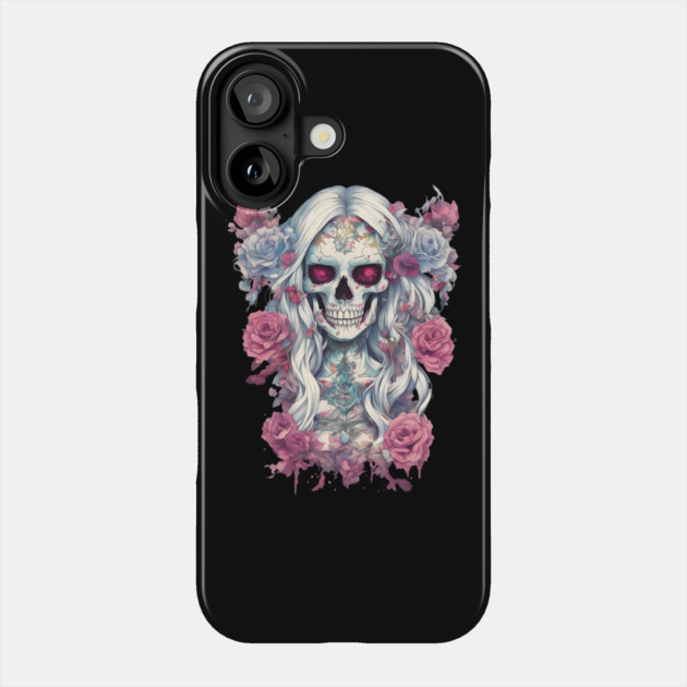 Skull Zombie Phone Case by animegirlnft