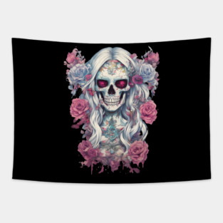 Skull Zombie Tapestry