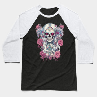 Skull Zombie Baseball T-Shirt